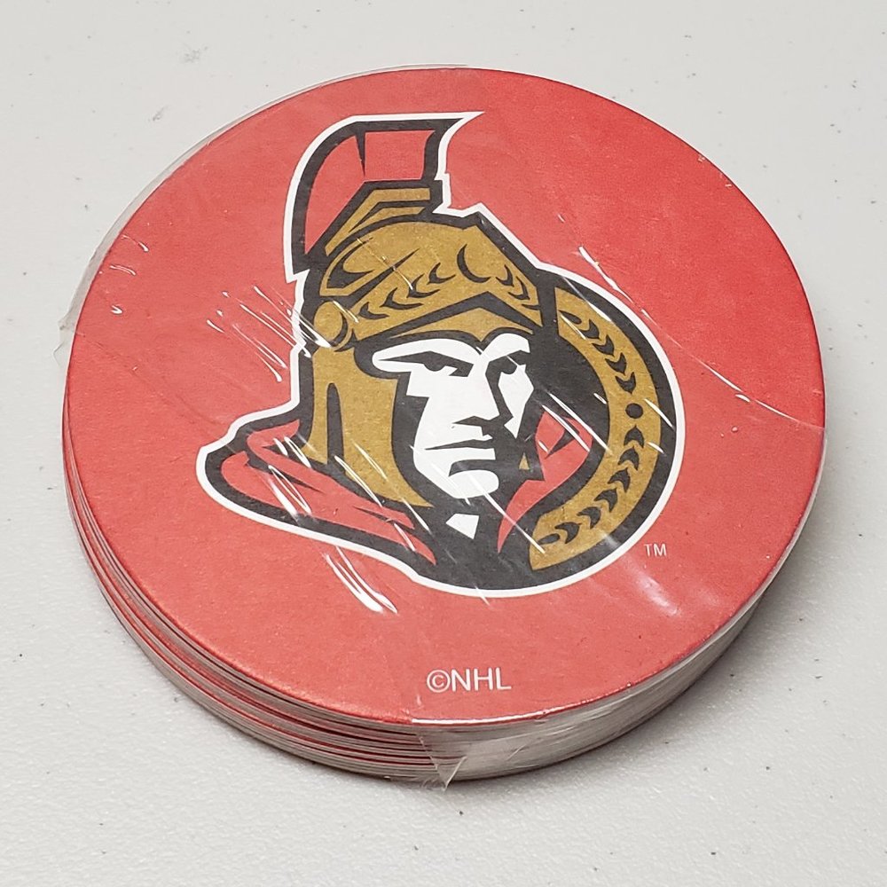 NHL Hockey Ottawa Senators Beer Coasters